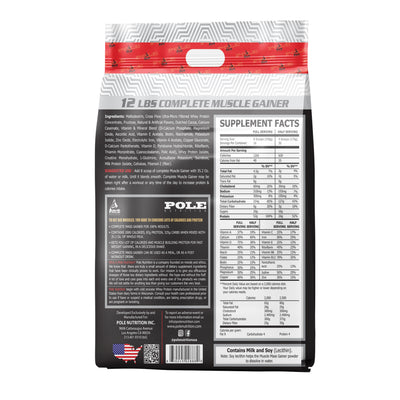 Pole Nutrition Mass Gainer 12 LBS