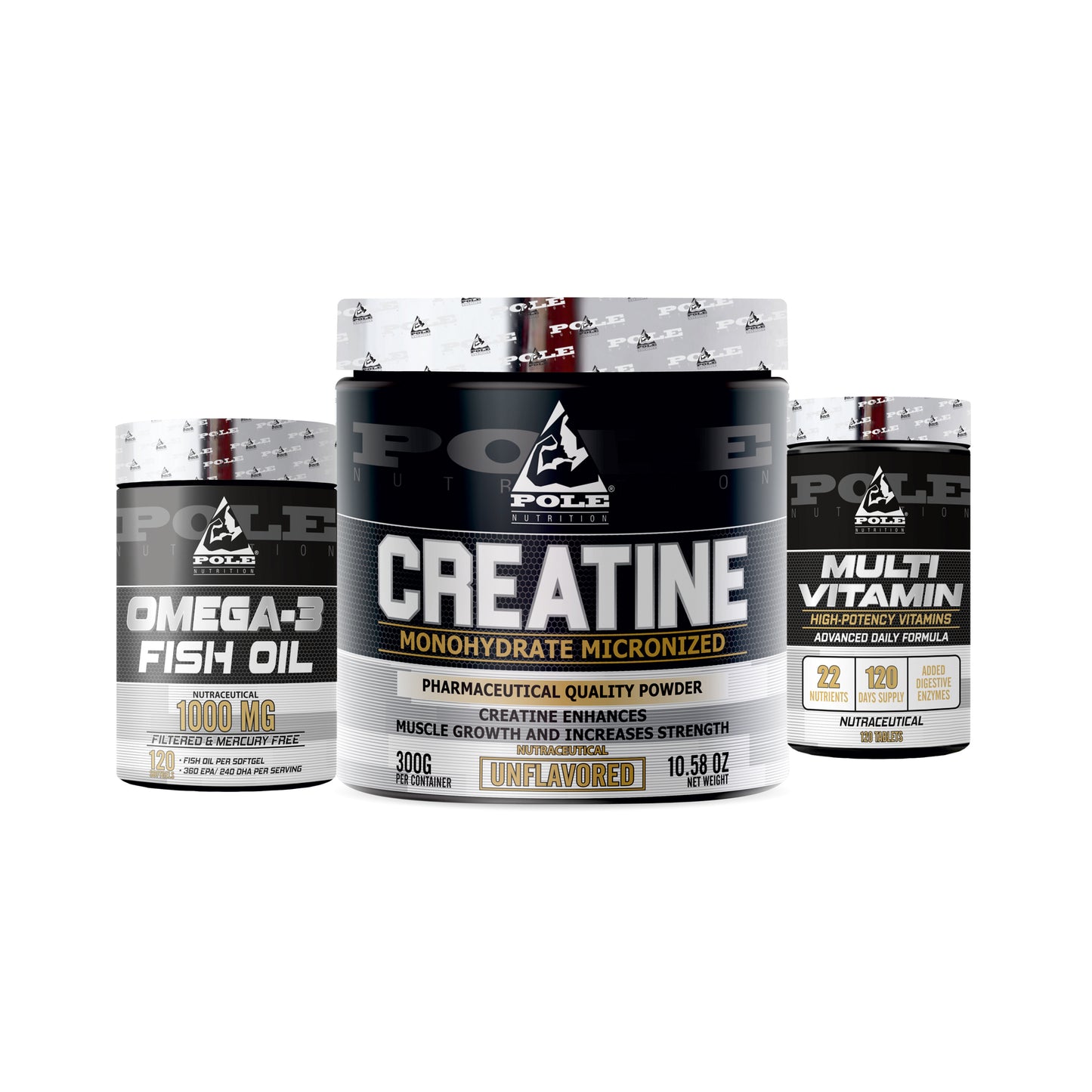 Pole Nutrition Omega-3 + Multivitamins + Creatine Ssnc Direct