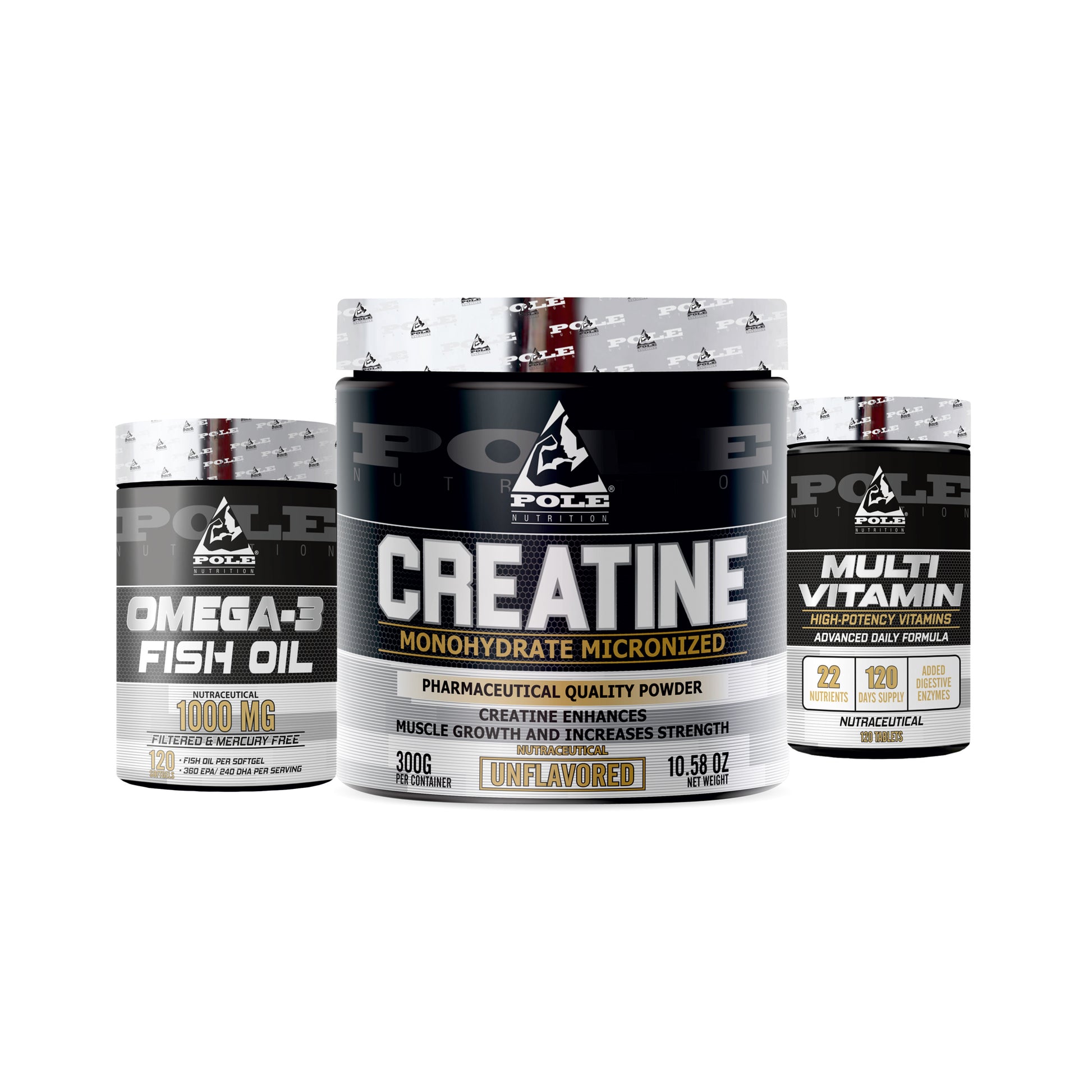 Pole Nutrition Omega-3 + Multivitamins + Creatine Ssnc Direct