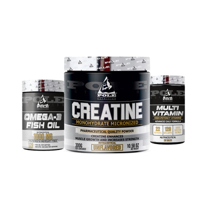 Pole Nutrition Omega-3 + Multivitamins + Creatine Ssnc Direct