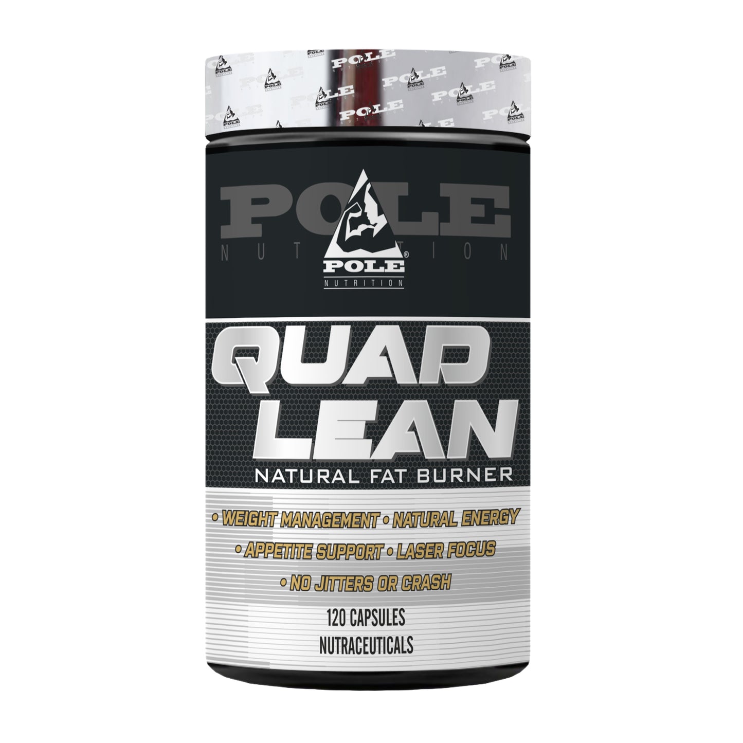 Pole Nutrition Quad lean Natural Fat Burner | 120 Capsules Pole Nutrition