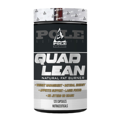 Pole Nutrition Quad lean Natural Fat Burner | 120 Capsules Pole Nutrition