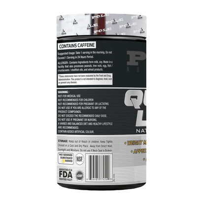Pole Nutrition Quad lean Natural Fat Burner | 120 Capsules Pole Nutrition