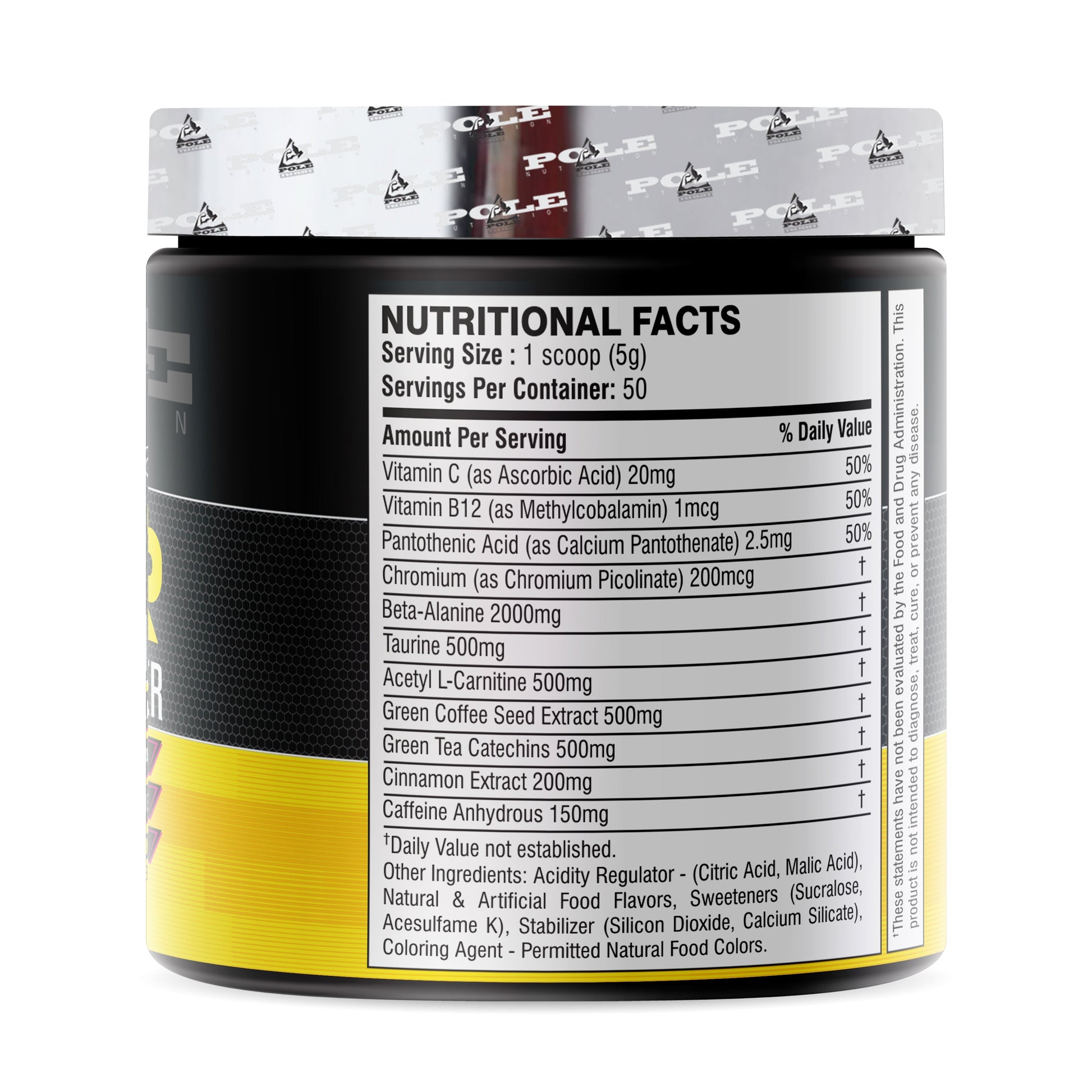 Pole Nutrition Ripper Fat Burner, 250g | 50 Servings Pole Nutrition