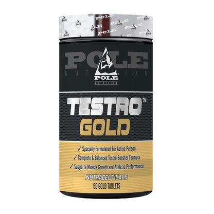Pole Nutrition Testro Gold | 60 Gold Tablets Pole Nutrition