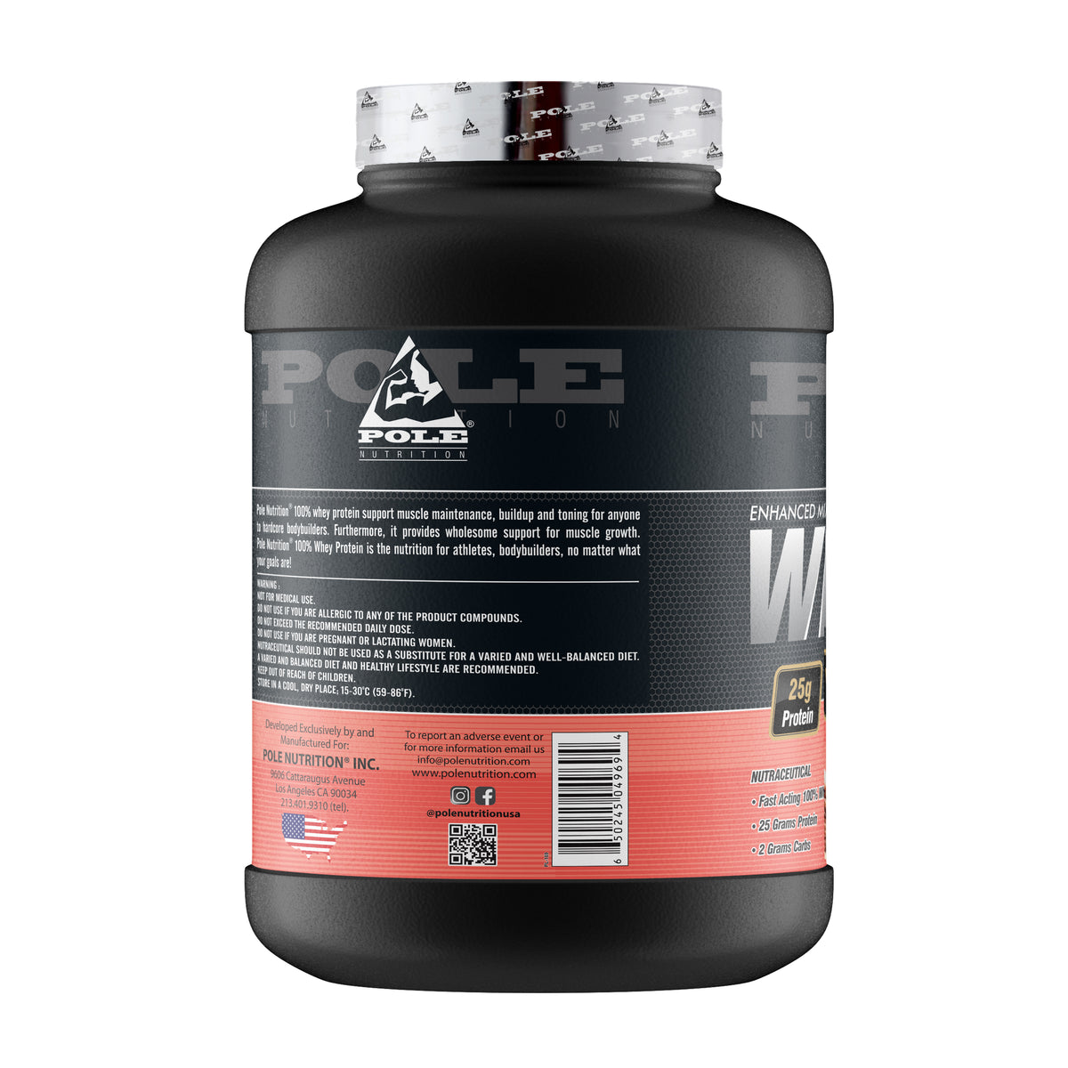Pole Nutrition Whey Protein 5Lbs (Banana Split)