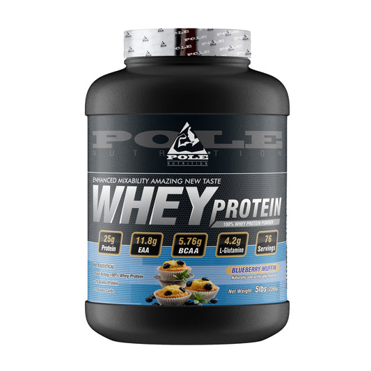 Pole Nutrition Whey Protein 5Lbs (Blueberry Muffin)