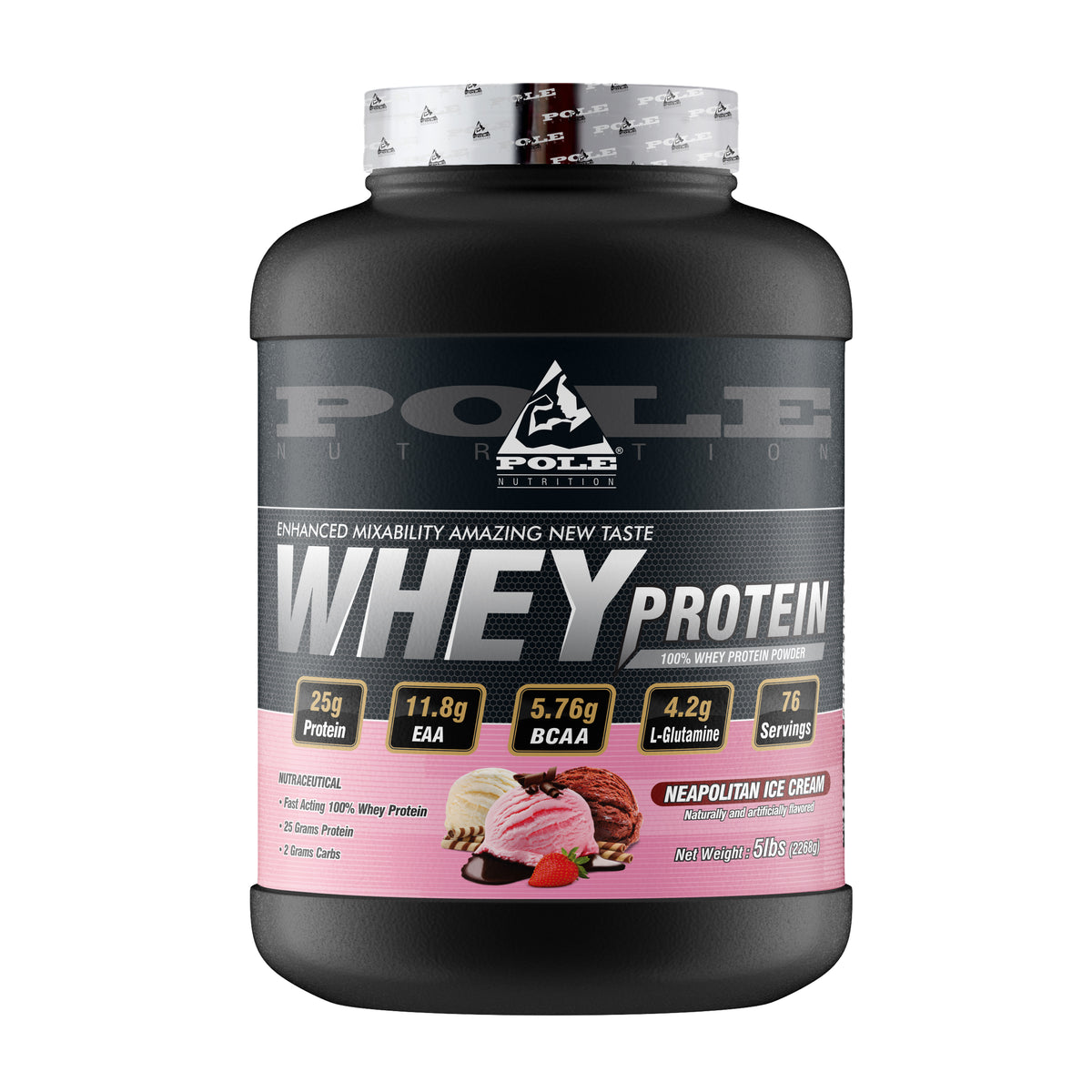 Pole Nutrition Whey Protein 5Lbs (Neapolian)