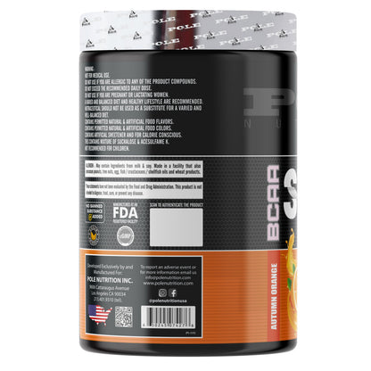 Pole Nutrition Stoke BCAA Powder 420g | 30 Servings Pole Nutrition