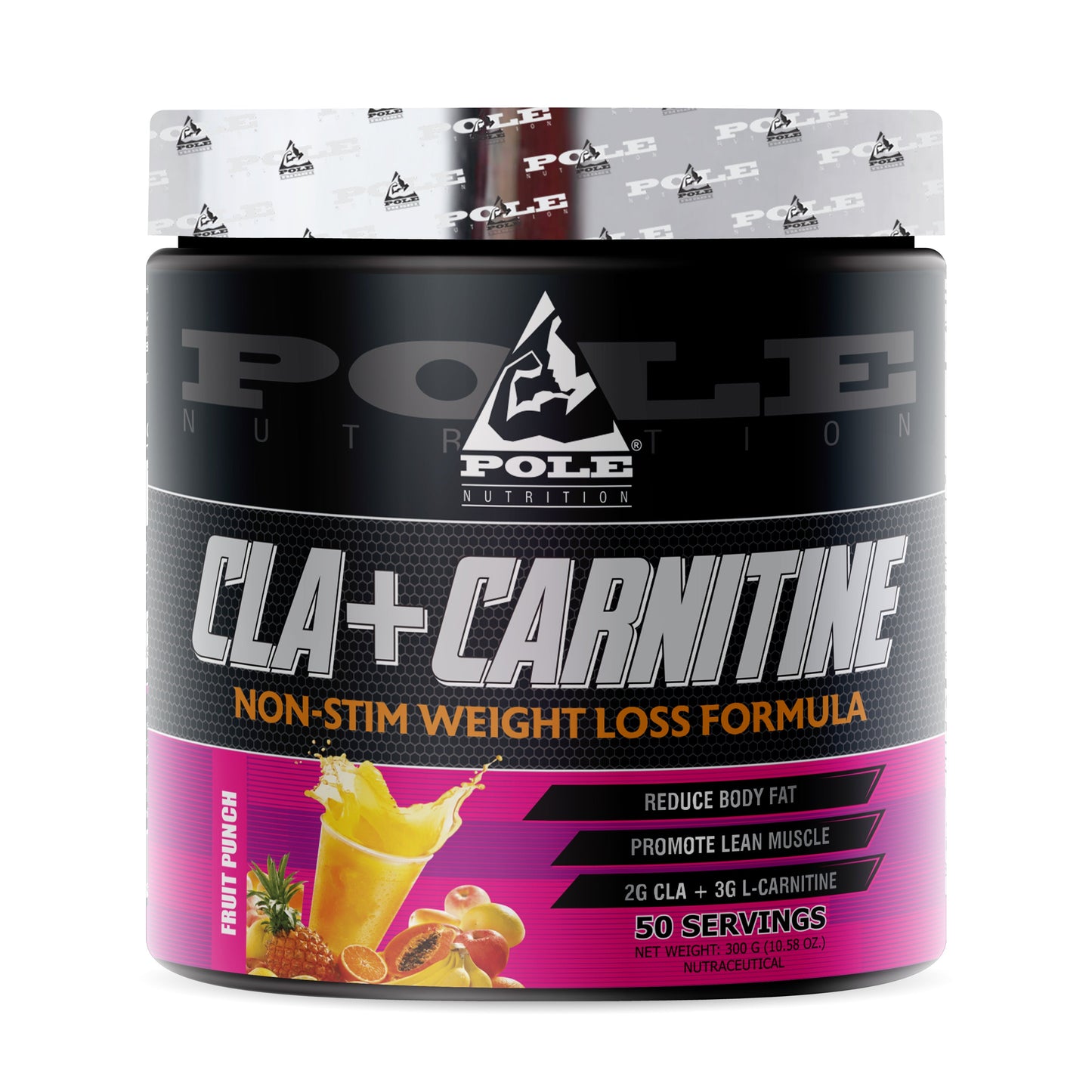 Pole Nutrition CLA + Carnitine 300g | 50 Servings Pole Nutrition