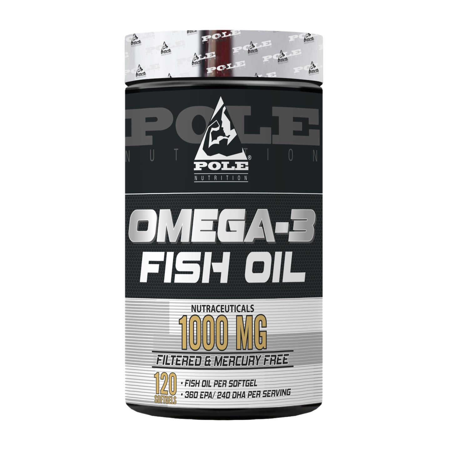 Pole Nutrition Whey Protein Powder 5 lbs + Omega -3 +Teazer Pre  Workout Ssnc Direct