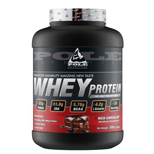 Pole Nutrition Whey Protein 5Lbs | 2268g | 76 Servings Pole Nutrition