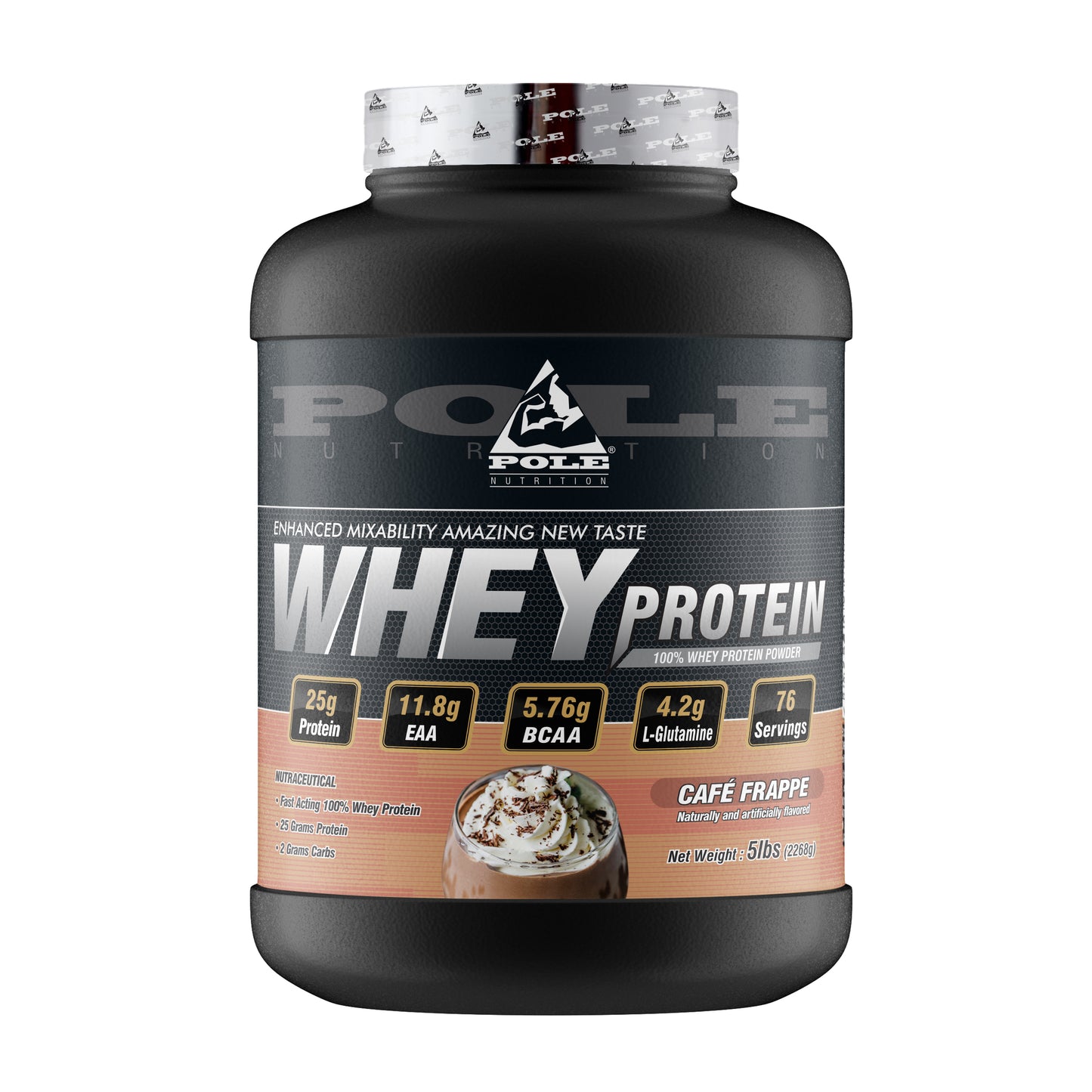 Pole Nutrition Whey Protein, 5Lbs