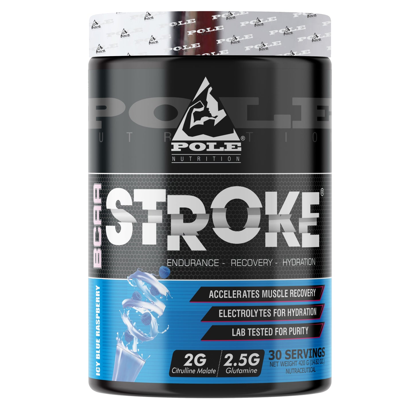 Pole Nutrition Stoke BCAA Powder 420g | 30 Servings Pole Nutrition