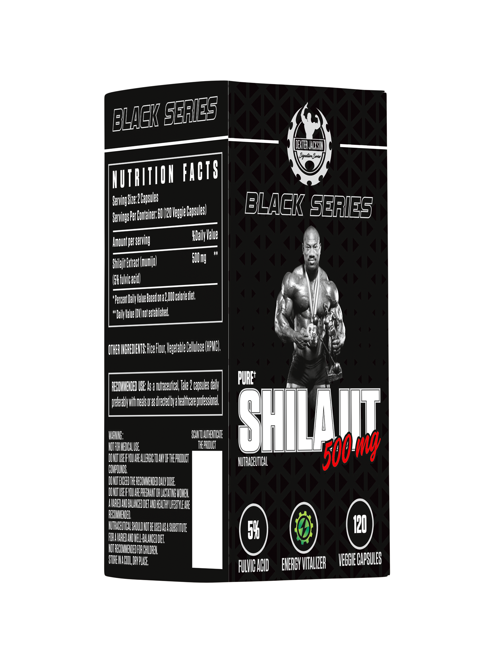 Dexter Jackson Black Signature Series Black Shilajit DEXTER JACKSON
