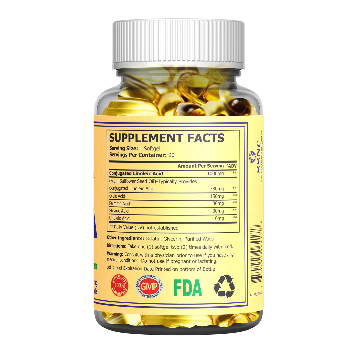 Sunline Alaska CLA Total Lean 1000mg, 90 Softgels