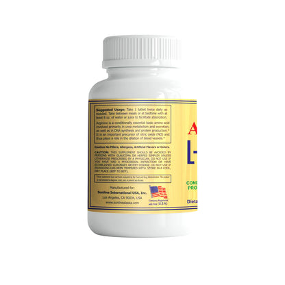 Sunline Alaska L-Arginine 1000 mg, 90 Capsules