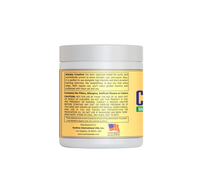 Sunline Alaska Creatine Monohydrate 5000mg, 60 Servings