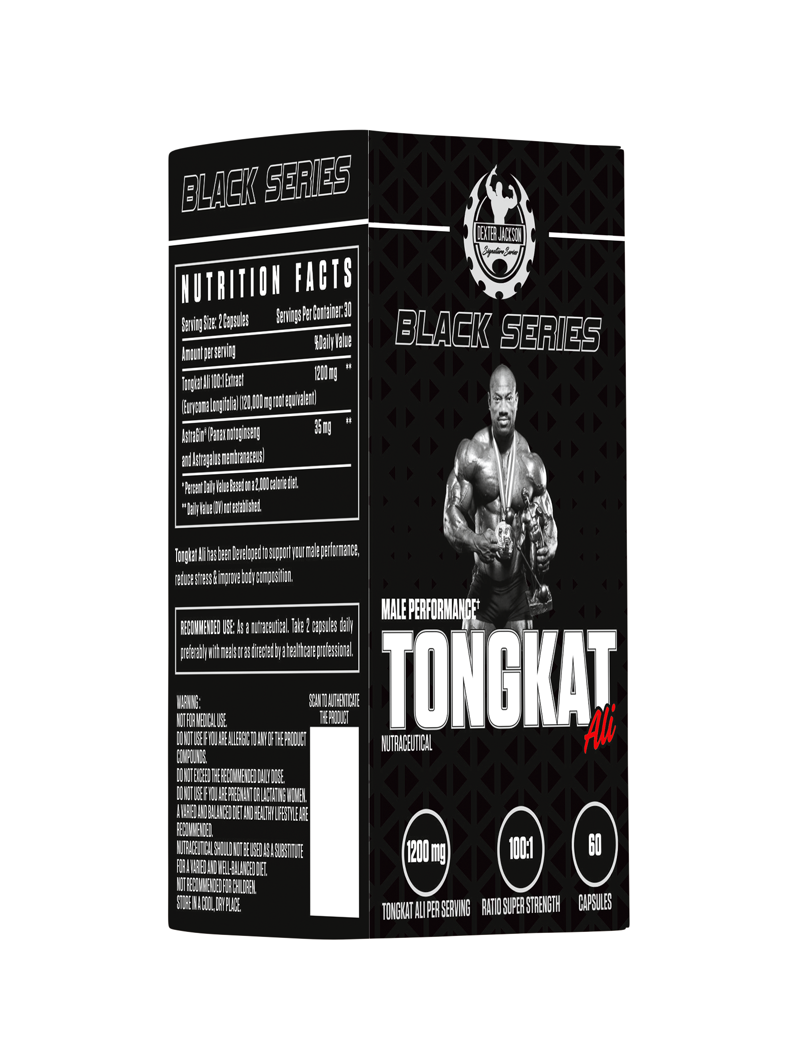 Dexter Jackson Black Signature Series Black Tongat Ali DEXTER JACKSON