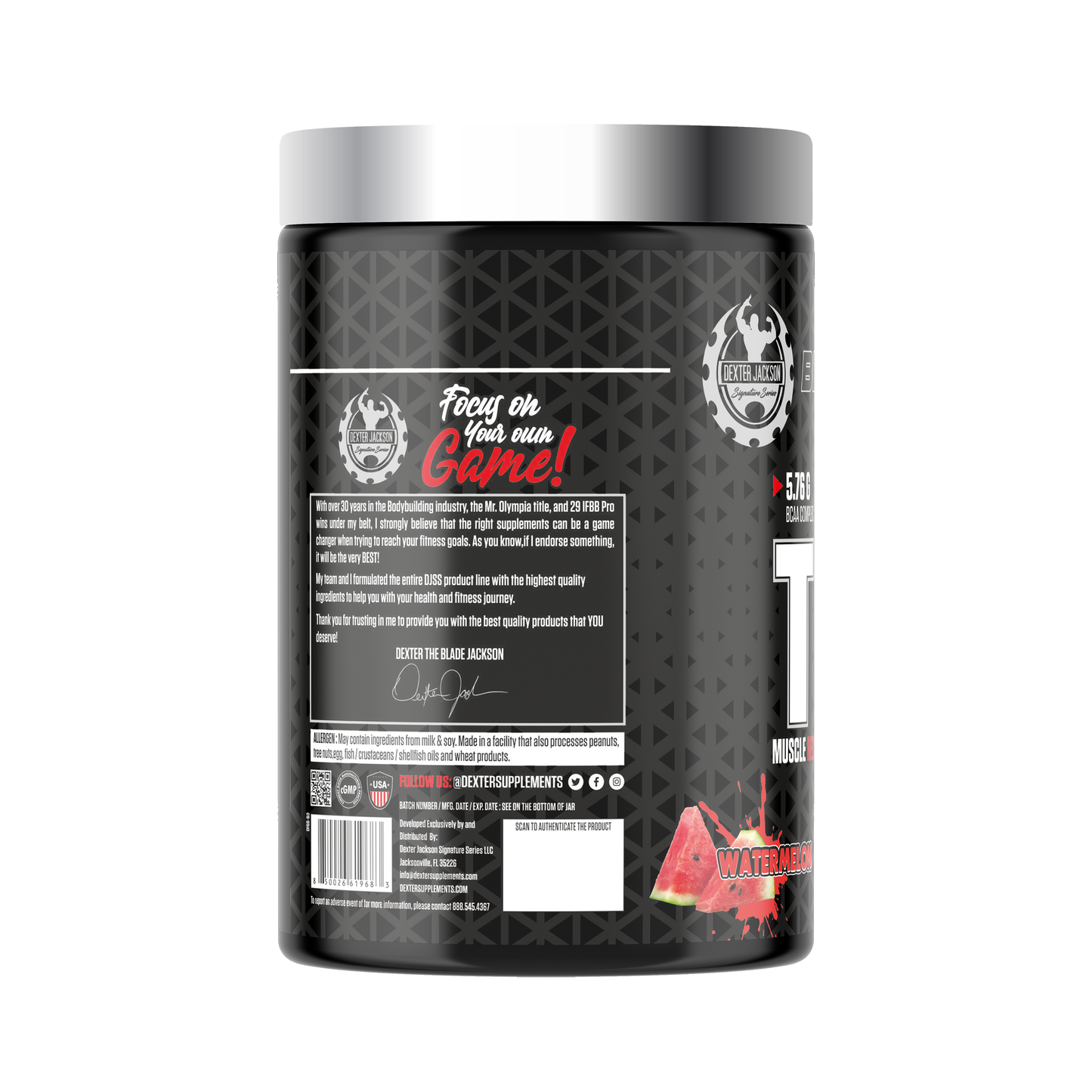 Dexter Jackson Black Signature Series Turbo Bcaa - Watermelon