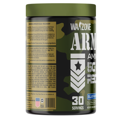 WarZone BCAA + RECOVERY 30 Serving - Blue Raspberry