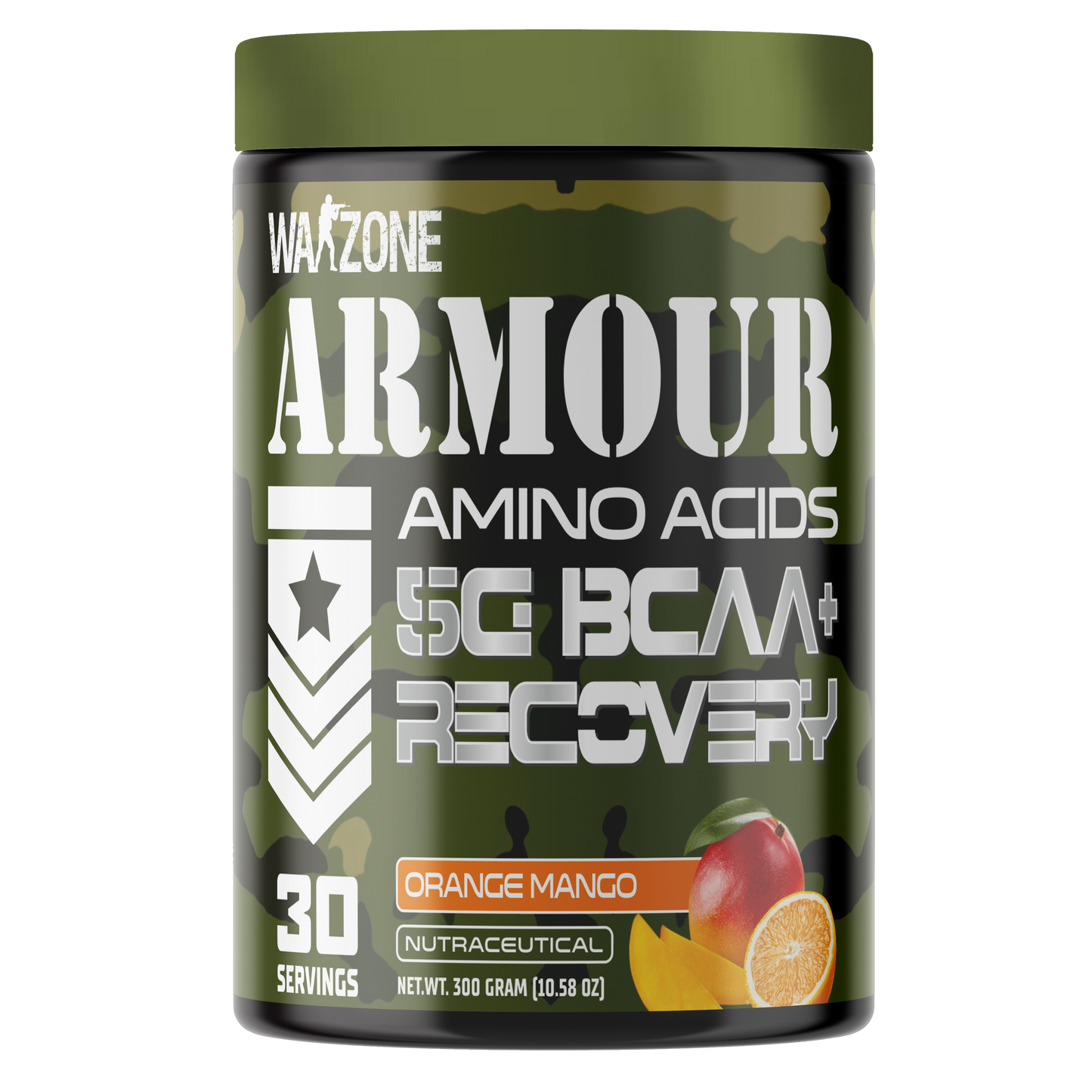 WarZone BCAA + RECOVERY 30 Serving - Orange Mango