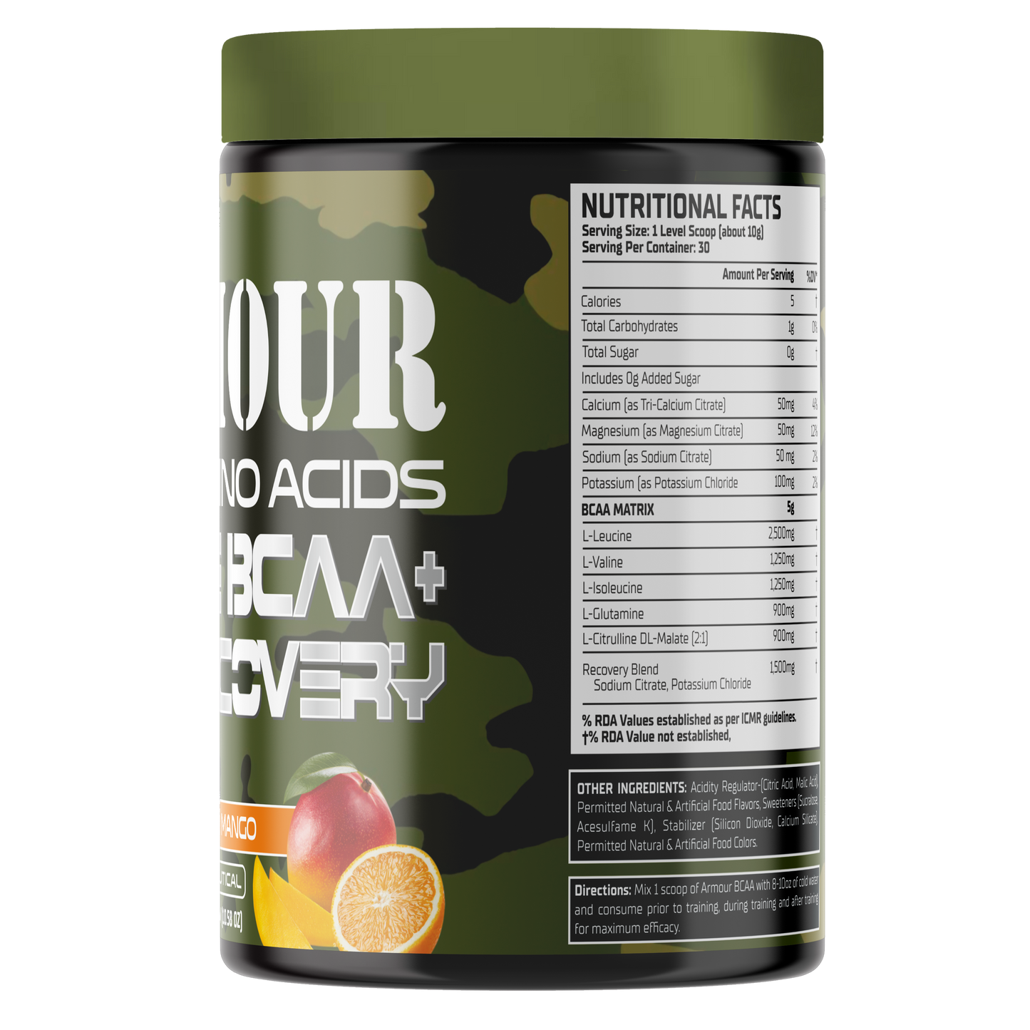 WarZone BCAA + RECOVERY 30 Serving - Orange Mango