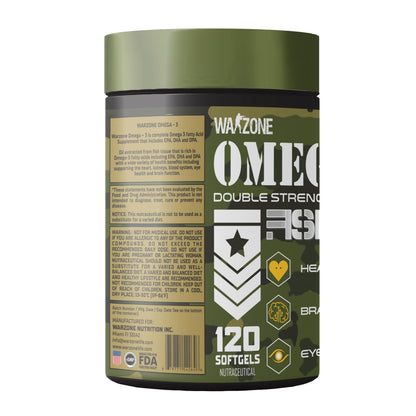 WarZone OMEGA-3 FISH OIL UNFLAVORED