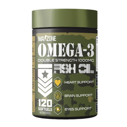 WarZone OMEGA-3 FISH OIL UNFLAVORED