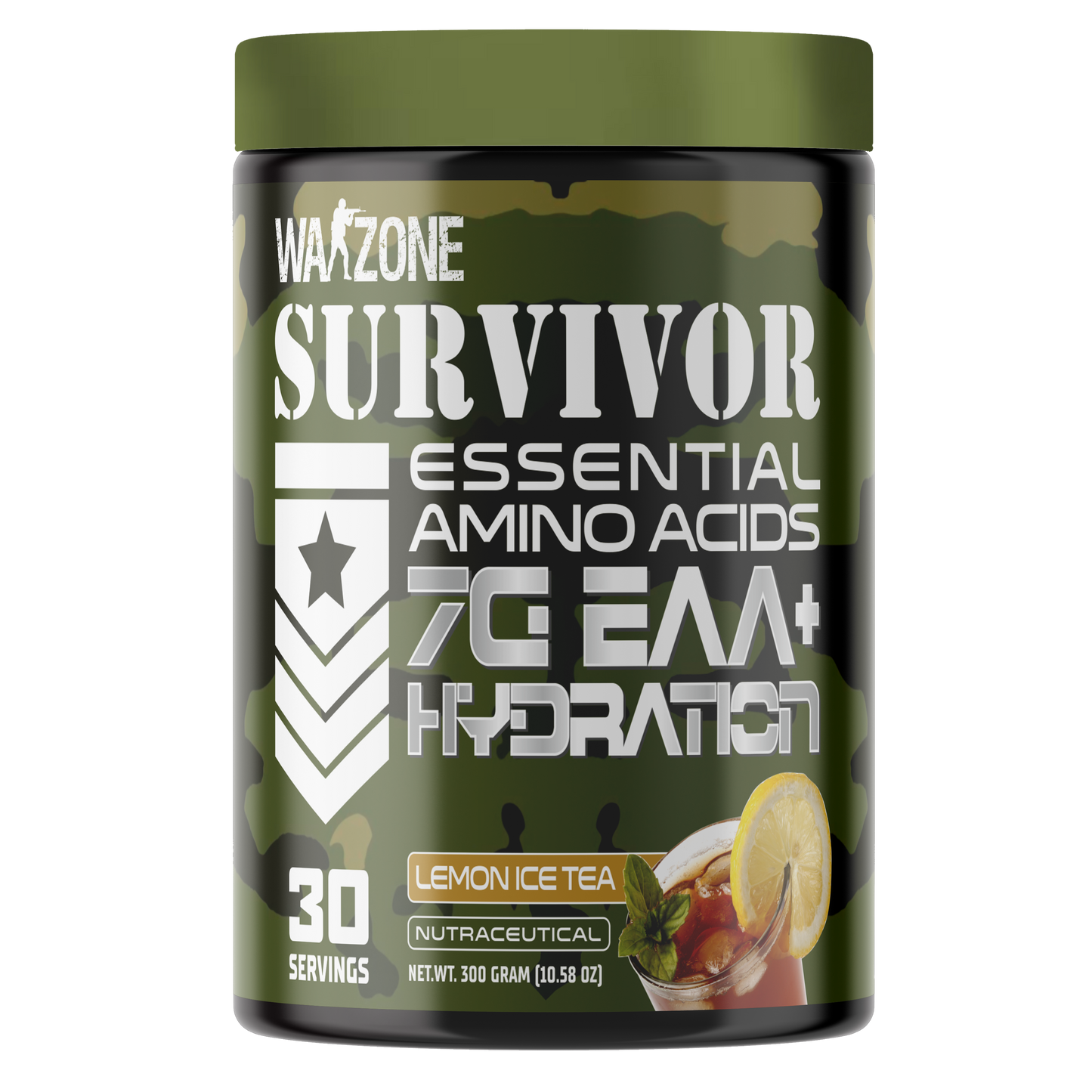 WARZONE EAA + HYDRATION 30 Serving - Lemon Ice Tea
