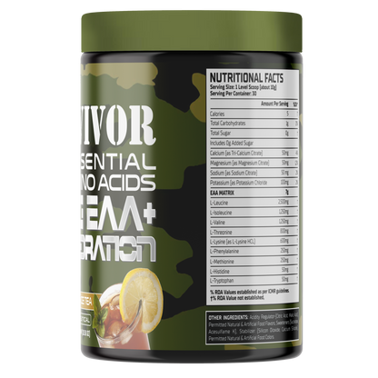 WARZONE EAA + HYDRATION 30 Serving - Lemon Ice Tea