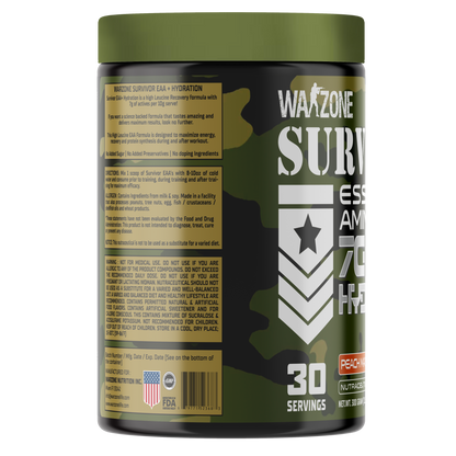 WARZONE EAA + HYDRATION 30 Serving - Peach Mango