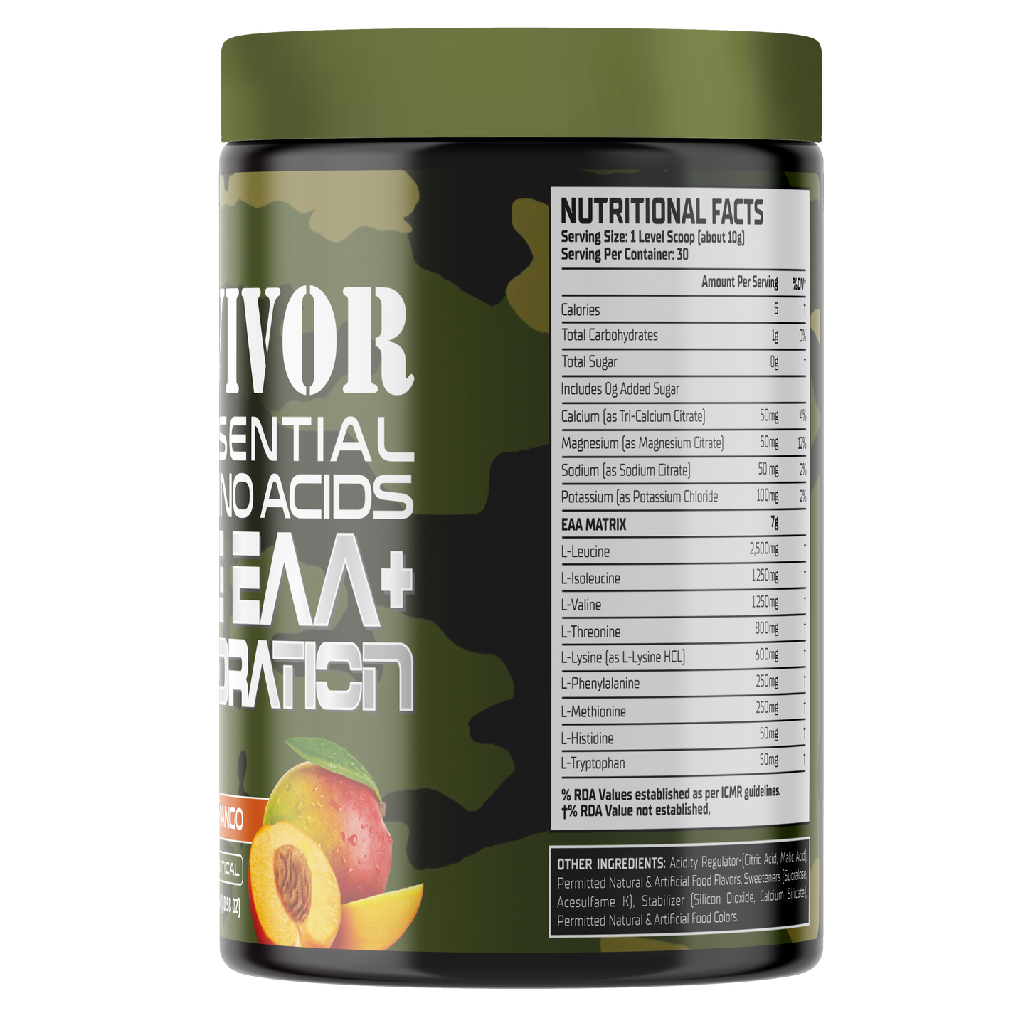 WARZONE EAA + HYDRATION 30 Serving - Peach Mango