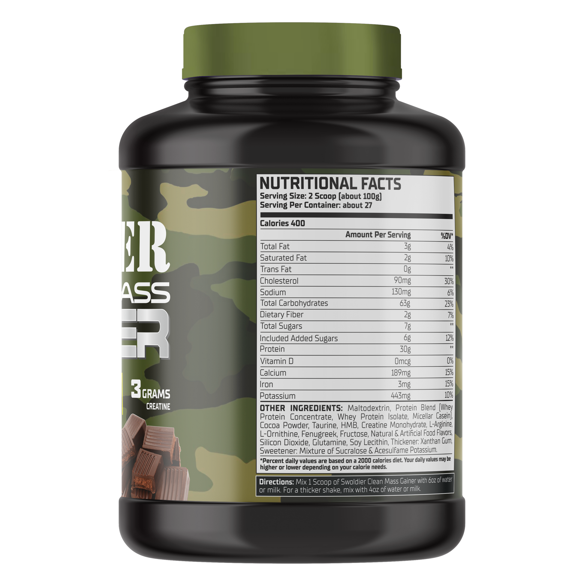 Warzone Mass Gainer Milk Chocolate WARZONE