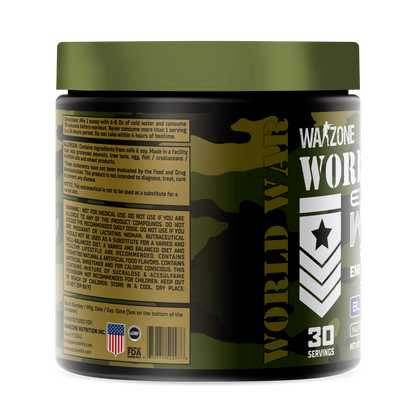 WarZone PRE WORKOUT (30 Servings) BLUE RASPBERRY