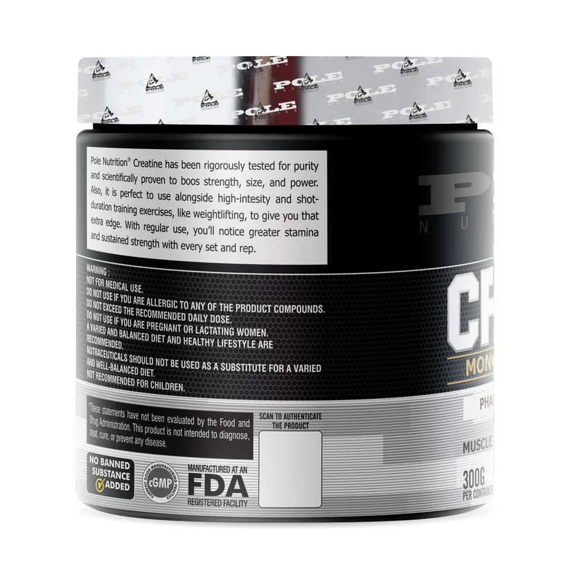 Creatine Monohydrate, 300 Grams Unflavoured - Image 3