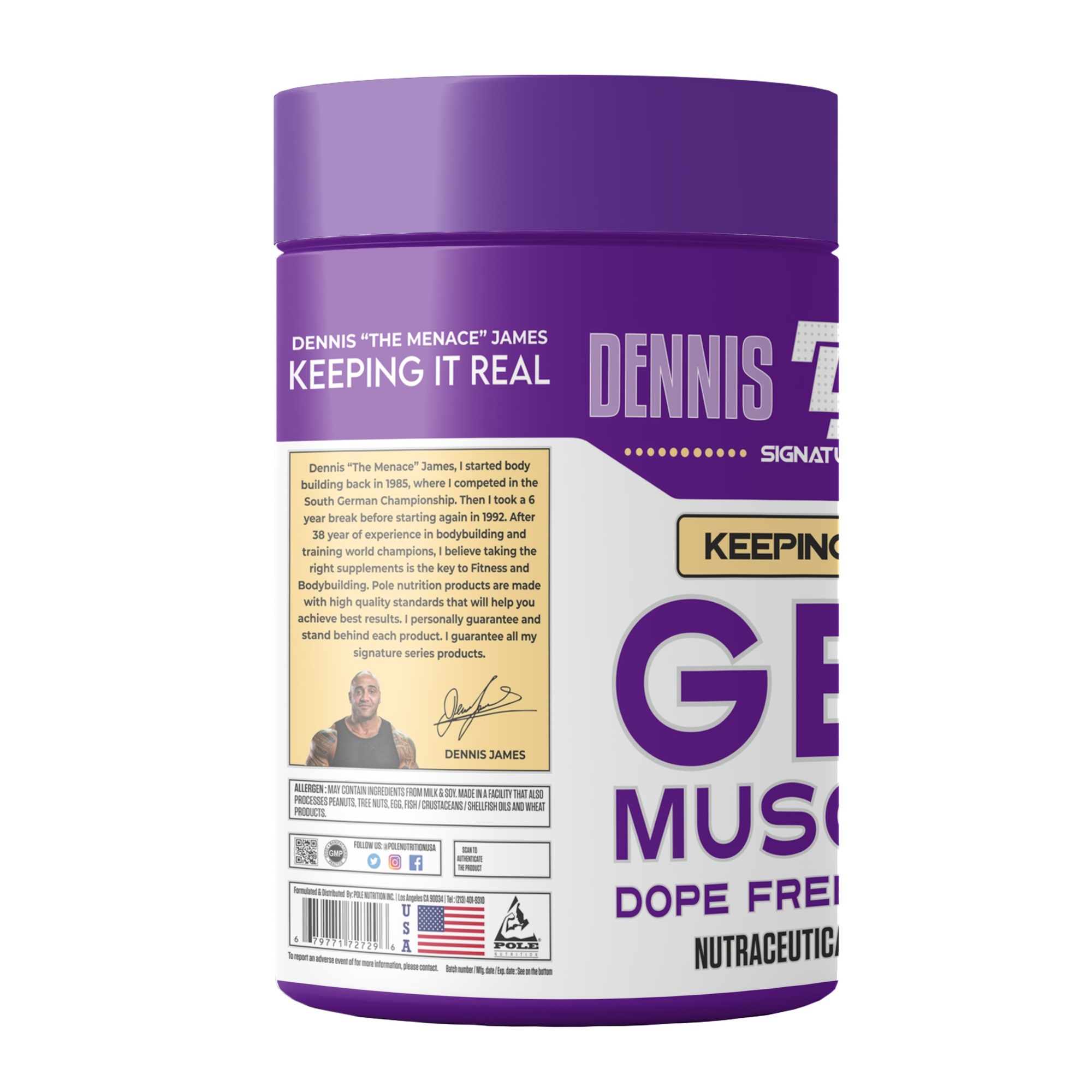 Dennis James Signature Series Get Muscle | 120 Tablets - Image 3