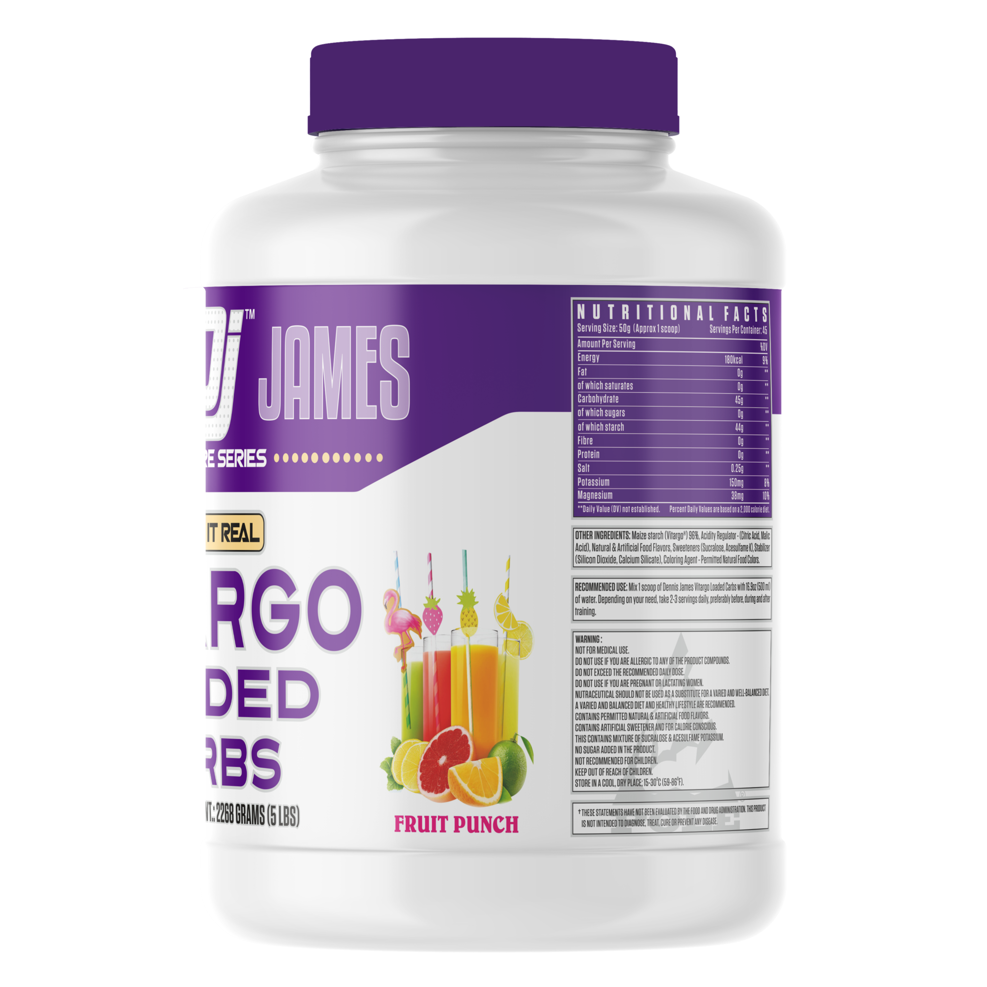 Dennis James Signature Series Vitargo Loaded Carbs - Image 3