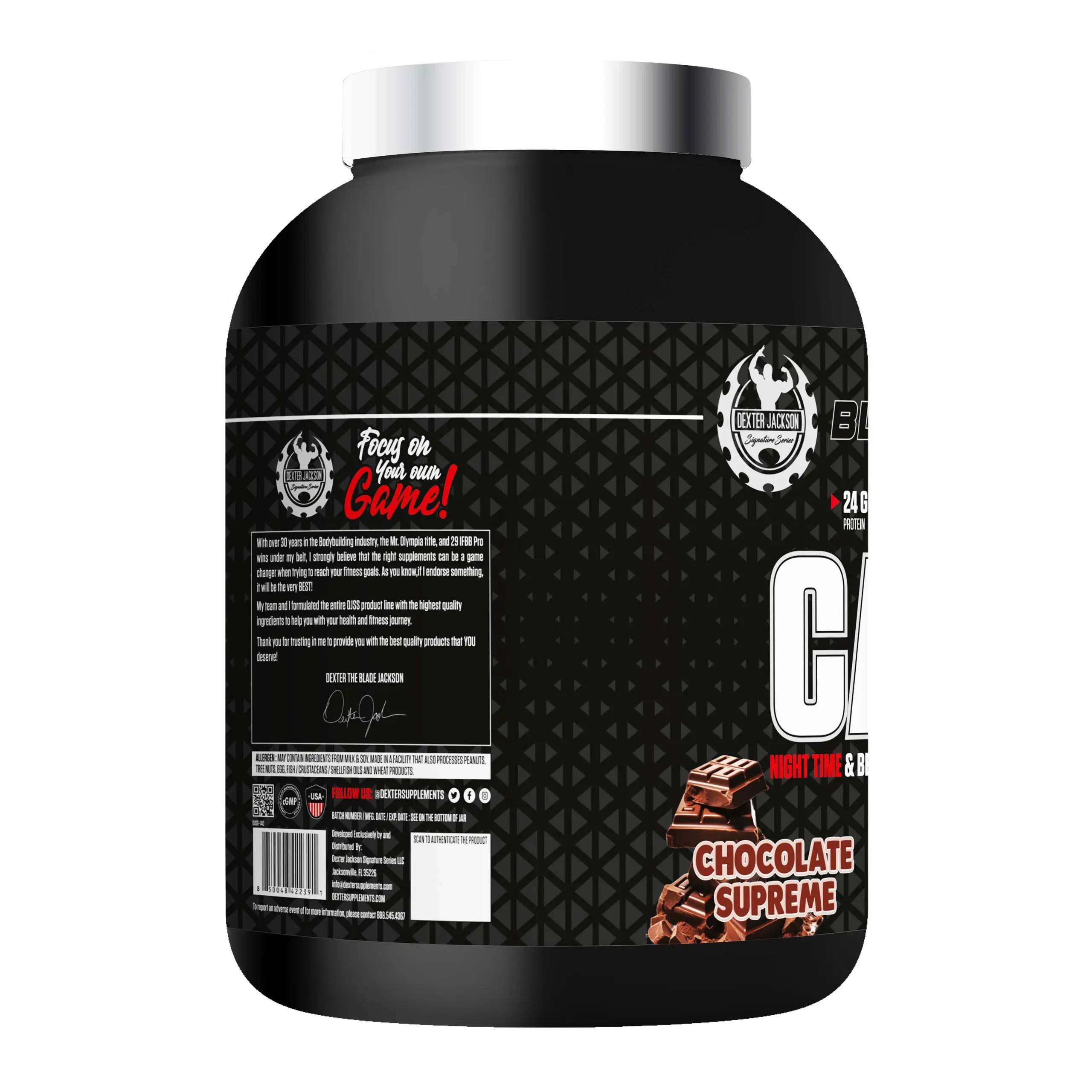 Dexter Jackson Black Signature Series Casein Protein - Image 3