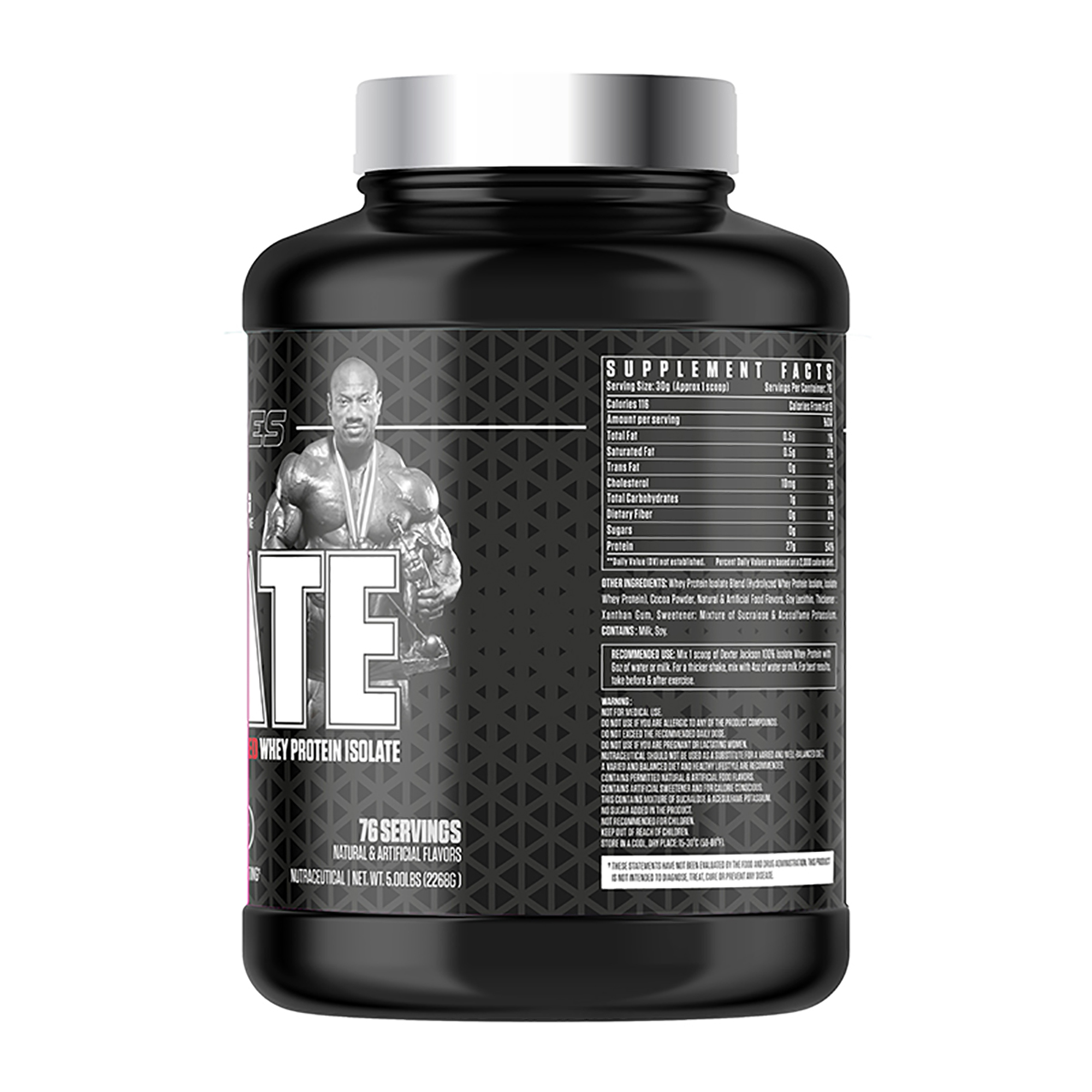 Dexter Jackson Black Signature Series Isolate (Hydrolyzed Whey Protein Isolate) - Image 2