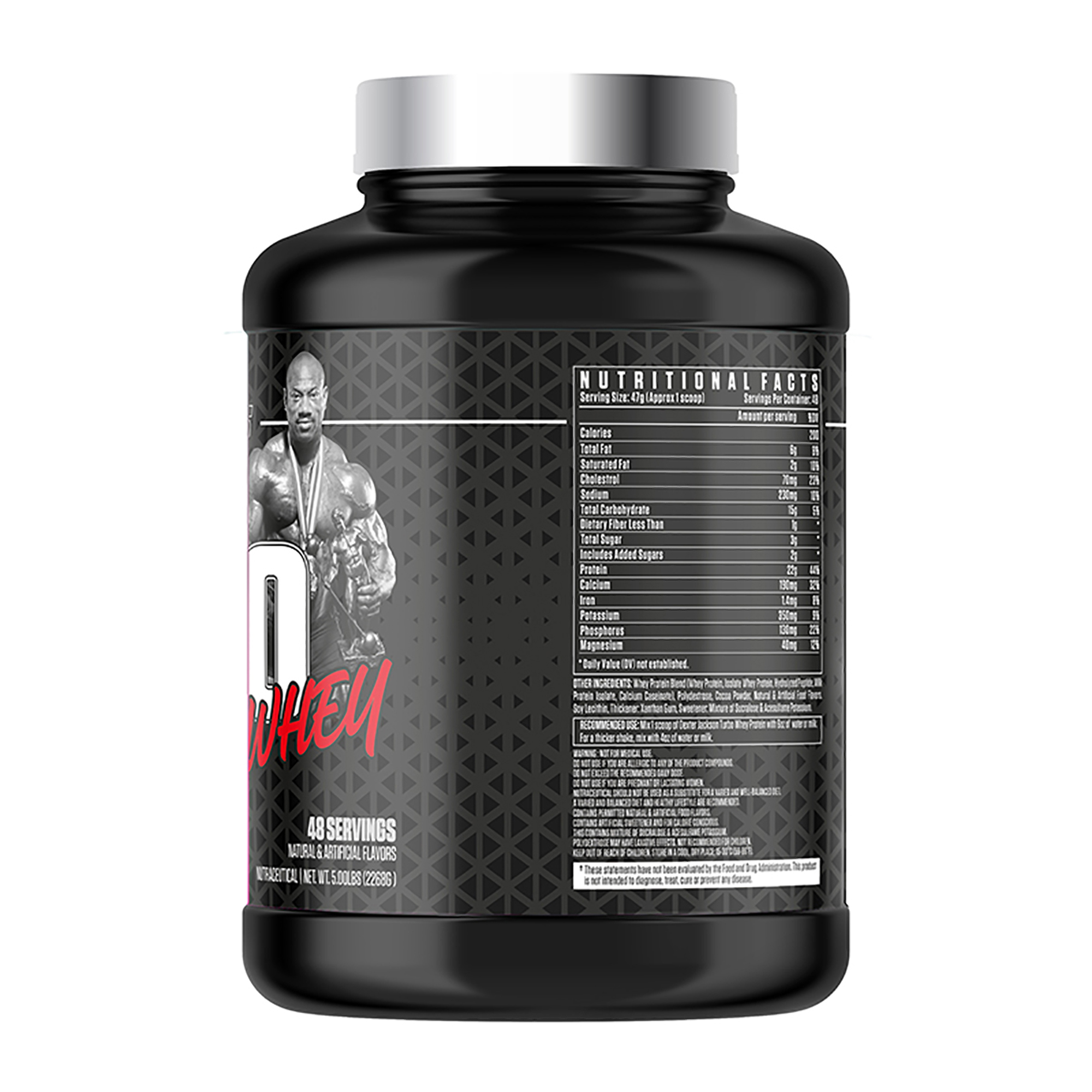 DEXTER JACKSON BLACK SIGNATURE SERIES TURBO WHEY PROTEIN POWDER - Image 2